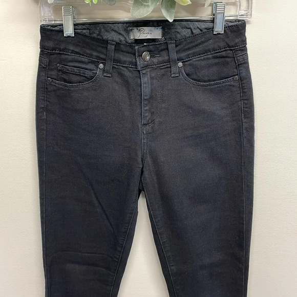 Paige Premium Denim Black High Rise Legging Jeans 26 - Picture 2 of 16
